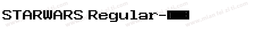 STARWARS Regular字体转换